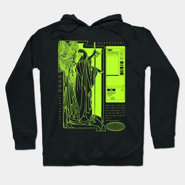 Into An Abyss Hoodie by Death Is Art